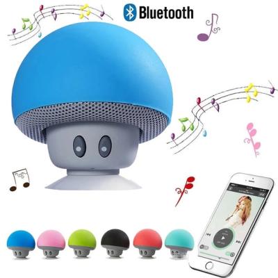 China EZCast Best Christmas Promotional Gift, Beautiful Mini Mushroom Blue Tooth Speaker, Blue Speaker Tooth Mushroom Beach Speakers for sale