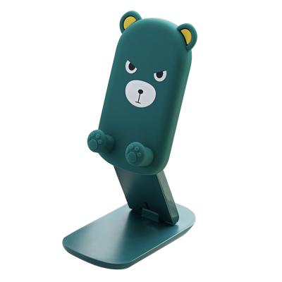 China 2022 Adjustable New Phone Holder Stand Frame Waterproof Cute Style Adjustable Angry Bear Cell Phone Stand Mobile Phone Holder for sale