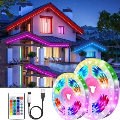 China Amazon Alexa Google Home Tuya Wifi Ip65 Hotel RGB Flexible Strip Light Sunset Light Guide Track Car LED Waterproof Led Ceiling Lights for sale