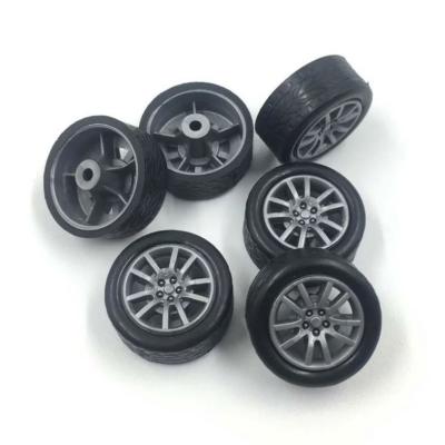 China 2018 Precise Custom Injection Plastic Steel Toy Wheels for sale