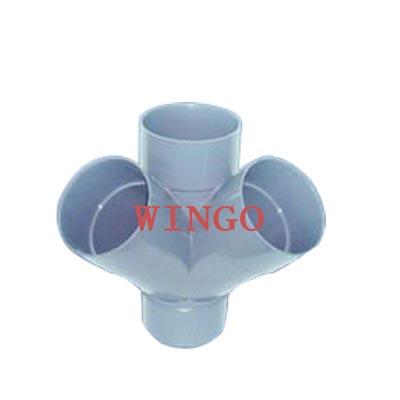 China Plastic Pipe Fittings Mold Plastic Pipe Mold UPVC PP HDPE PPR Pipe Fittings Injection Mold for sale