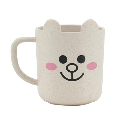 China Sustainable Reusable, BPA Free, Lightweight, Biodegradable Wheat Straw Cups Kids Drinking Cup Cups for sale