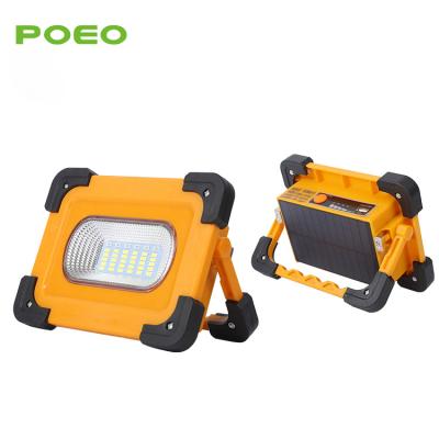 China Shenzhen Outside Project Facade Lens Magnetic Held Emergency Lamps Energy Saving Solar Led Flood Lights for sale