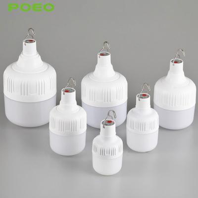 China Camping Outdoor Rechargeable Emergency Bulbs Night Market Stalls Emergency Power Outage Led Bulb for sale