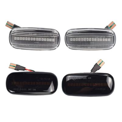 China PC+ABS+LED 2Pcs LED Marker Side Damper Sequential Indicator Light For Audi A3 S3 8P A4 S4 RS4 B6 B7 A6 S6 RS6 C6 Dynamic Turn Signal Light for sale