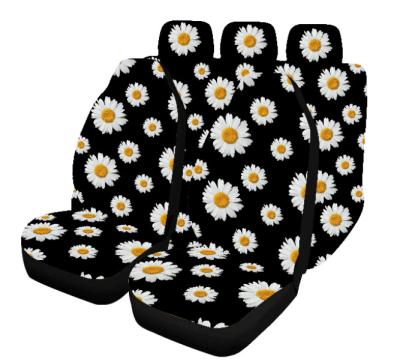 China Custom printed seat covers print on demand Wholesale Universal MOQ 1 Urable cactus 3D pet car seat covers dropshipping for sale