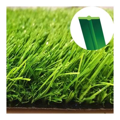 China 25mm Occasional Thorn Artificial Grass for Green Decoration, Garden, Pool, Rooftop Decoration for sale