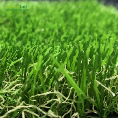 China Traditional 25mm UV resistant green artificial grass for garden decoration for sale