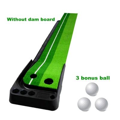 China Mini Indoor Golf Putting Portable Golf Putting Green Mat with Automatic Ball Return Way and Ball Dampness Board, Mini Golf Practice Training, Game and Play for sale