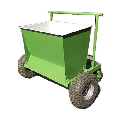 China Small Rear Wheels for Easy Steering Changing ALLTOP TURF Sand Dropper Grass Installation Tools Infil Carrier Artificial Sand and Rubber Filling Machine for sale