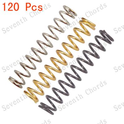 China Metal 120 Pcs Length 25mm Electric Guitar Bass Bridge Saddle Adjust Springs,Electric Guitar Humbucker Pickup Adjust Height Springs for sale