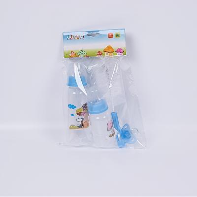 China Hot-selling baby tableware four-piece set of large and small helicopters, bottle brushes and pacifiers for sale