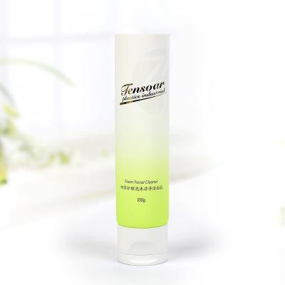 China Soft Touch Cosmetic Custom Tube Skin Care Cream Packaging Tubes Squeeze Cosmetic Plastic Tube for sale