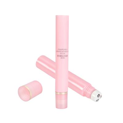 China High Quality Custom Printing Cosmetic Squeeze Eye Cream Tube Cosmetic Packaging With Vibrating Head for sale