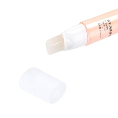 China Sunscreen Cosmetic Custom Tube With Airless Pump For Plastic CosmeticTube Luxury Packaging for sale