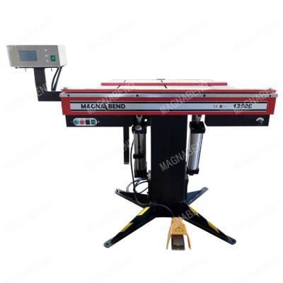 China Hotels pneumatic magnetic sheet metal bending machine, bending machine with automatic backgauge Magnabend 1250E for sale