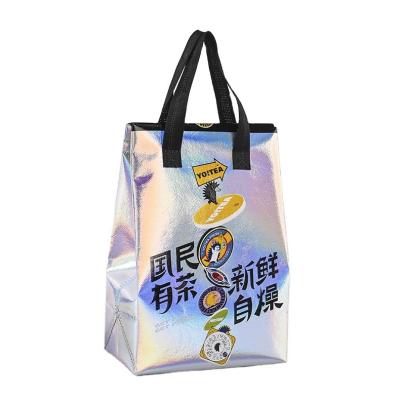 China Factory Direct Sale Promotional Tote Big Top Quality Promotional Non-woven Carry Thermal Woven Shopping Bag Durable Non-Woven for sale