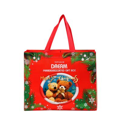 China Tote Gift Laminated Big Top Quality Carry Reusable Shopping Non Woven Durable Hot Selling Promotional Nonwoven Bag for sale