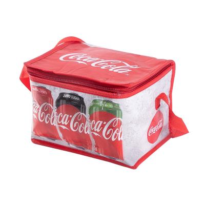 China Waterproof 2020 Custom Accept Custom Printing Recycling 6 Pack Can Cooler Bag for sale