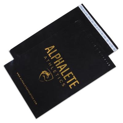 China POLY Customized Plastic Poly Envelope Mailling Mailer Black Postage Shipping Packaging Bag for sale