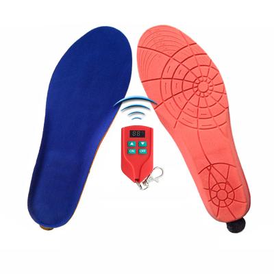 China Rechargeable Heated Foot Warmers Insoles Electric Ski Heating Pads for Men and Women Winter Thermal Insoles with LED Remote Control for sale