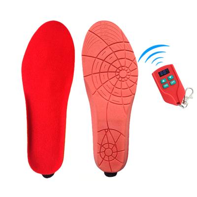 China Electric Heated Ski Heater Feet Warm Ski Boot 2000mAh Rechargeable Battery Insoles Foot Warmer Pads for sale