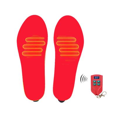 China Winter Insoles 3.7V 2000mAh Lithium Battery Heating Hoof Boot Thermal Electric Heated Ski Insoles For Ski Hunting Recycling for sale