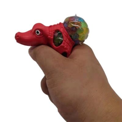 China Expelling Stress Release Toy Stress Relief Toys Crocodile Shape Vent Fun Toys TPR Material for sale