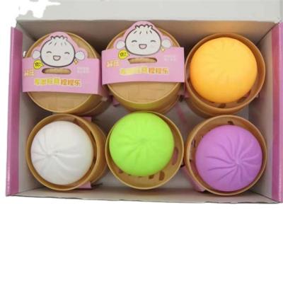 China Funny Stress Release Toy Squeeze The Soft Glue Toy Slowly Rebounding The Shape Of The Roll for sale