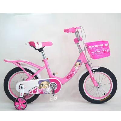 China Over bicycle12 / 3 year old gyroscopic children kindergarten stroller girl baby princess 14/16/18 inch for sale