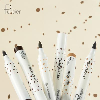 China Pudaier Brown Mini Faux Freckles Pen Makeup Natural Soft Waterproof Longest Lasting Private Label for sale