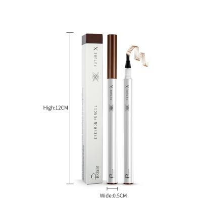 China Pudaier 4 Waterproof Tip Eyebrow Pen Waterproof Long Lasting Eyebrow Tint Liquid Private Label for sale