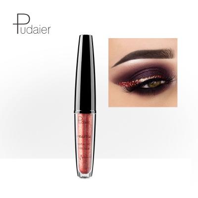 China Wholesale Waterproof Long Lasting Private Label Liquid Glitter Eyeliner Cosmetics Eyeliner for sale