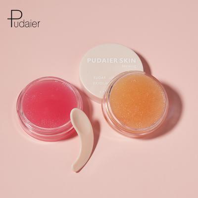 China Softens Lips Pudaier Wholesale Sugar Lip Scrub Organic Vegan Strawberry Lip Exfoliator Scrub Private Label for sale