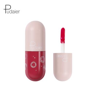 China Private Label Mini Capsule Lip Gloss Moisturizing Waterproof Vegan Cruelty Free Shine Long Lasting for sale