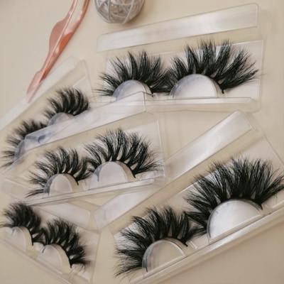 China Wholsale Dramatic Thick Strip Mink Eyelash Full Strands, 3d 30mm 25mm Fluffy Mink Eyelashes, Custom Mink Eyelash Extensions Seller for sale