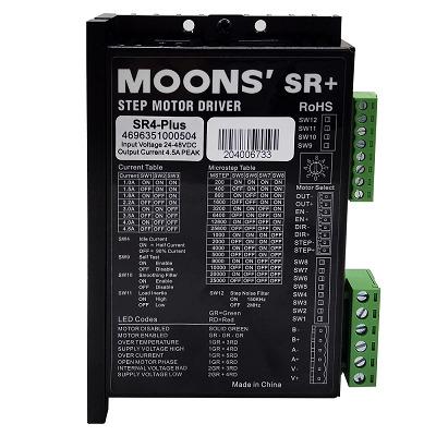 China MOONS NEMA 23 CNC Kits 4.5A Stepper Motor 48VDC SR4-Plus 118mm*75.5mm*33mm for sale