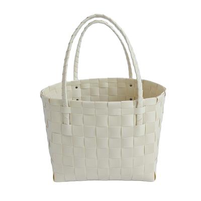 China Durable Fabric Clothing Laundry Basket Storage Basket Woven Storage Baskets With Handles for sale