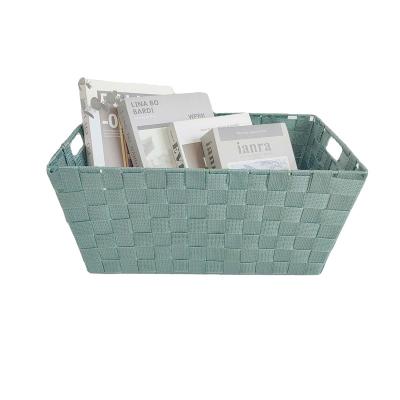 China Sustainable Woven Basket Storage Rack Kitchen Storage Dish Holders Storage Baskets For Bathroom for sale