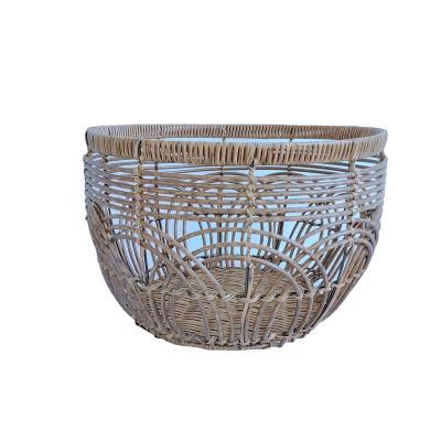 China Sustainable Design Wholesale Price Round Storage Baskets Round Pantry Storage Basket New for sale