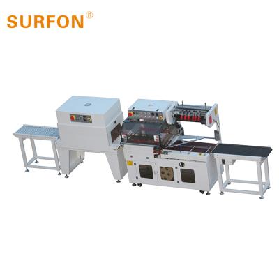 China Automatic Food Cookies L Shape Sealer And Shrink Chamber Machine for sale