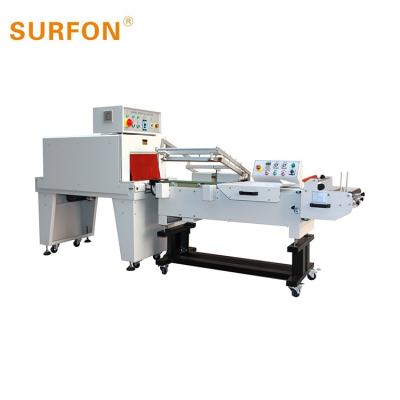 China Beverage Heat Tunnel Shrink Paper Wrapping Machine Book Boxes Bottle Shrink Package Semi-automatic Tunnel for sale