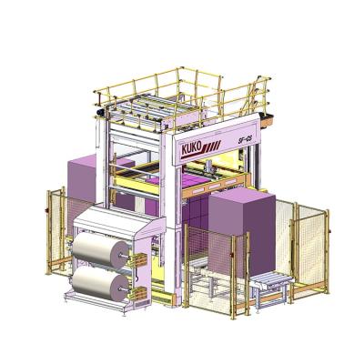 China CLOTHING Automatic Cold Stretch Paddle Hooding Machine For Beverage for sale