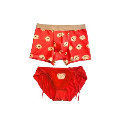 China Low Price Hot Men Panties Antibacterial Women Underwear Matching Underwear For Couples for sale