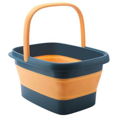 China Household Stored Universal Plastic Collapsible Water Bucket for sale