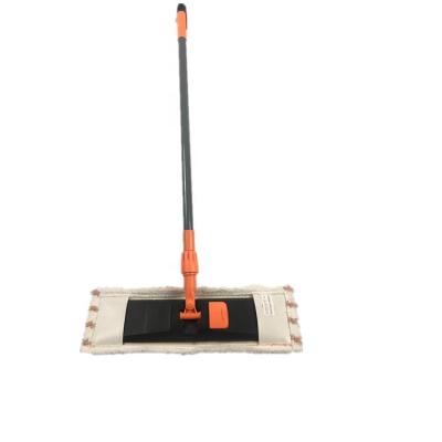 China Sustainable Microfiber Floor Cleaning Mop With Long Telescopic Handle for sale