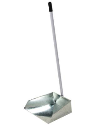 China Metal Indoor and Outdoor Cleaning Dustpan with Long Handle, Durable Household Indoor and Outdoor Broom Dustpan for sale