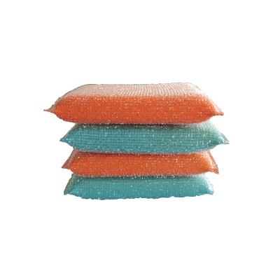 China Stocked Kitchen Non-scratch Scrubber Cleaning Sponge For Dishwashing for sale