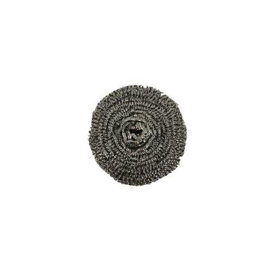 China Stocked Washing Galvanized Plate Metal Sponge Stainless Steel Wire Wool Scourer for sale