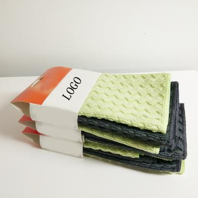 China Multi-scenario Application Kitchen Towel Car Microfiber Stocked Cloth For Cleaning for sale